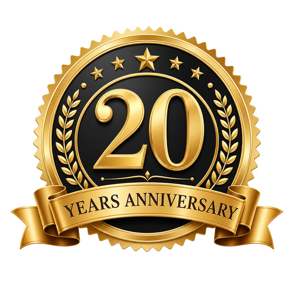 20 Year Anniversary Badge